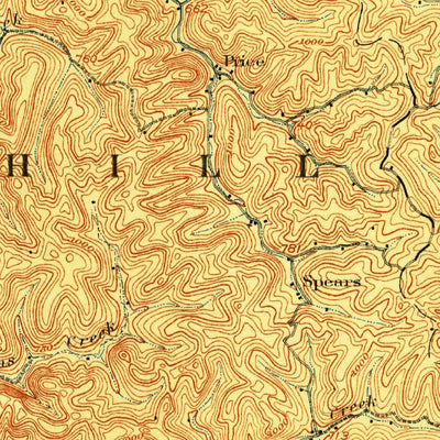 United States Geological Survey Midkiff, WV (1909, 62500-Scale) digital map