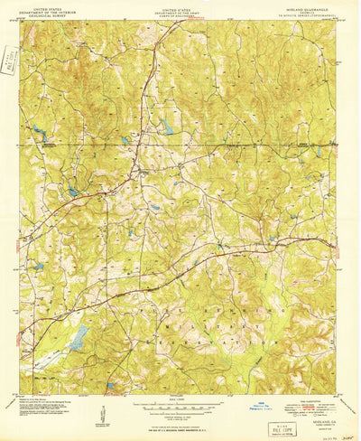 United States Geological Survey Midland, GA (1949, 24000-Scale) digital map