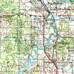 United States Geological Survey Midland, MI (1954, 250000-Scale) digital map