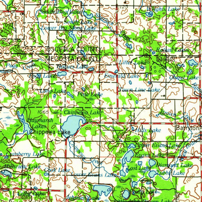 United States Geological Survey Midland, MI (1959, 250000-Scale) digital map