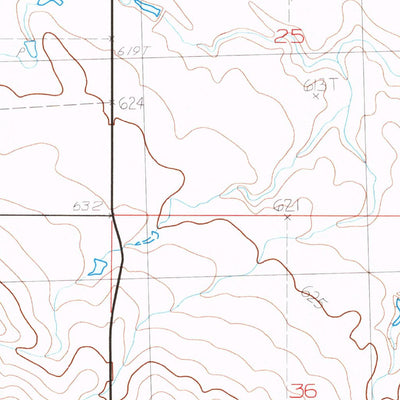 United States Geological Survey Midland NE, SD (1982, 24000-Scale) digital map