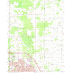 United States Geological Survey Midland North, MI (1962, 24000-Scale) digital map