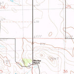 United States Geological Survey Midland NW, SD (1982, 24000-Scale) digital map