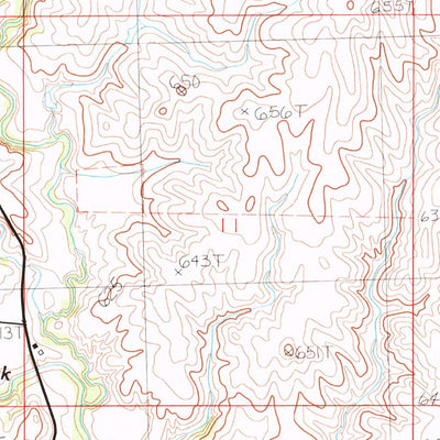 United States Geological Survey Midland NW, SD (1982, 24000-Scale) digital map