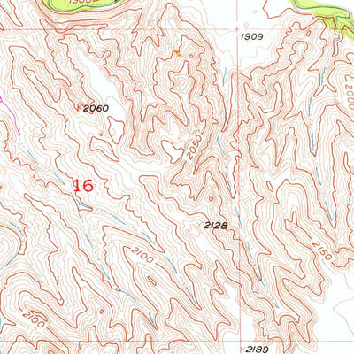 United States Geological Survey Midland, SD (1954, 24000-Scale) digital map