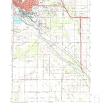 United States Geological Survey Midland South, MI (1962, 24000-Scale) digital map