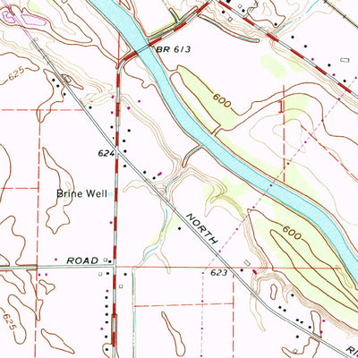 United States Geological Survey Midland South, MI (1962, 24000-Scale) digital map