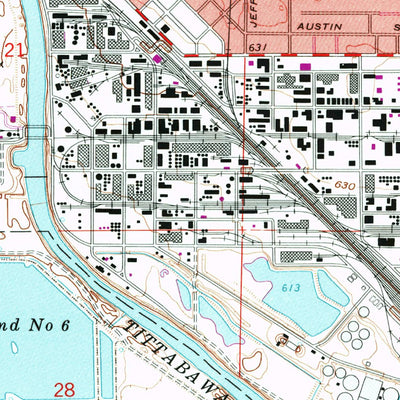 United States Geological Survey Midland South, MI (1962, 24000-Scale) digital map
