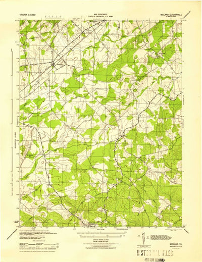 United States Geological Survey Midland, VA (1944, 31680-Scale) digital map