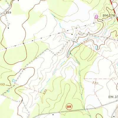 United States Geological Survey Midland, VA (1967, 24000-Scale) digital map