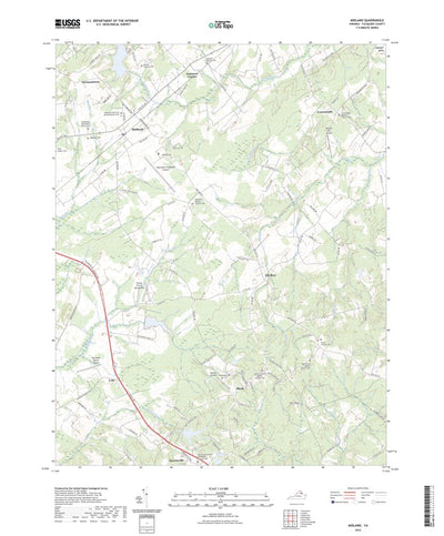 United States Geological Survey Midland, VA (2022, 24000-Scale) digital map