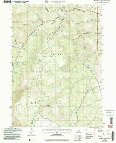 United States Geological Survey Midnight Mountain, ID (2005, 24000-Scale) digital map