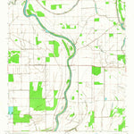 United States Geological Survey Midnight NW, MS (1965, 24000-Scale) digital map