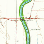 United States Geological Survey Midnight NW, MS (1965, 24000-Scale) digital map