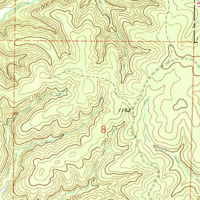 Midridge, MO (1966, 24000-Scale) Map by United States Geological Survey ...