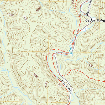 United States Geological Survey Midridge, MO (2021, 24000-Scale) digital map