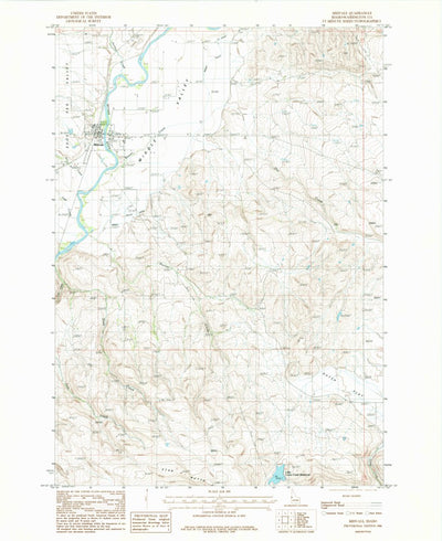 United States Geological Survey Midvale, ID (1986, 24000-Scale) digital map