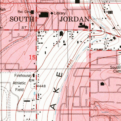 United States Geological Survey Midvale, UT (1999, 24000-Scale) digital map