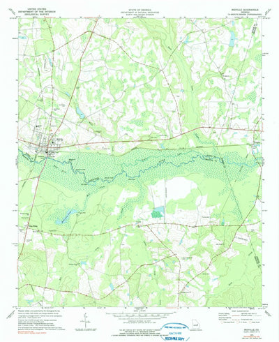 United States Geological Survey Midville, GA (1974, 24000-Scale) digital map