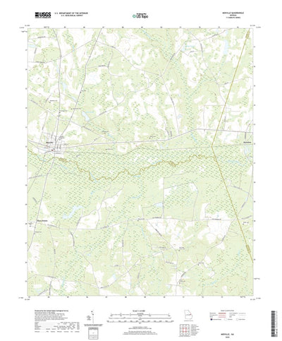 United States Geological Survey Midville, GA (2020, 24000-Scale) digital map