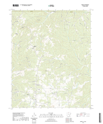 United States Geological Survey Midway, AR (2020, 24000-Scale) digital map