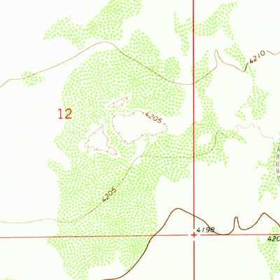 United States Geological Survey Midway Butte, NM (1965, 24000-Scale) digital map