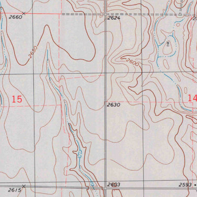 United States Geological Survey Midway Draw East, KS (1979, 24000-Scale) digital map
