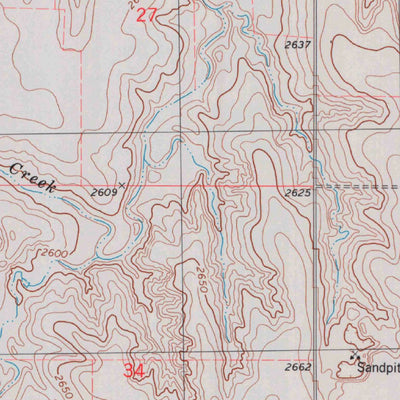 United States Geological Survey Midway Draw East, KS (1979, 24000-Scale) digital map