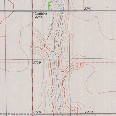 United States Geological Survey Midway Draw West, KS (1979, 24000-Scale) digital map