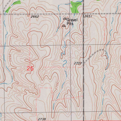 United States Geological Survey Midway Draw West, KS (1979, 24000-Scale) digital map