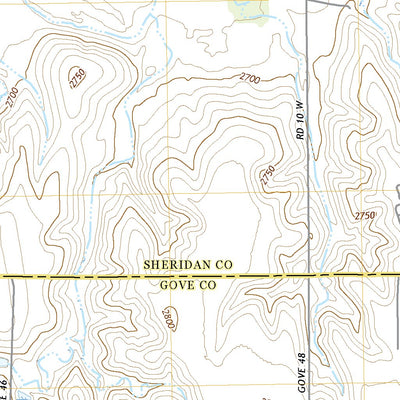 United States Geological Survey Midway Draw West, KS (2022, 24000-Scale) digital map