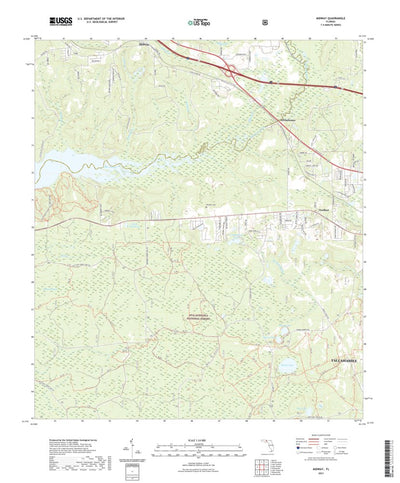 United States Geological Survey Midway, FL (2021, 24000-Scale) digital map