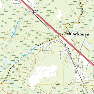 United States Geological Survey Midway, FL (2021, 24000-Scale) digital map