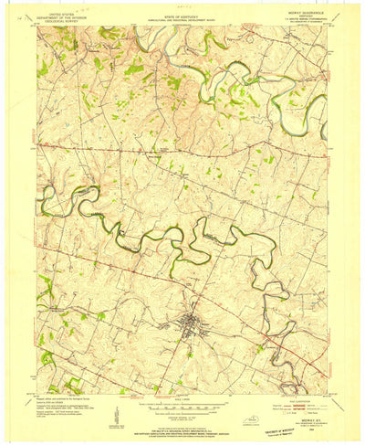 United States Geological Survey Midway, KY (1952, 24000-Scale) digital map