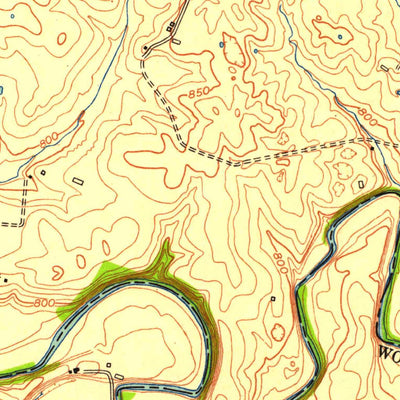 United States Geological Survey Midway, KY (1952, 24000-Scale) digital map