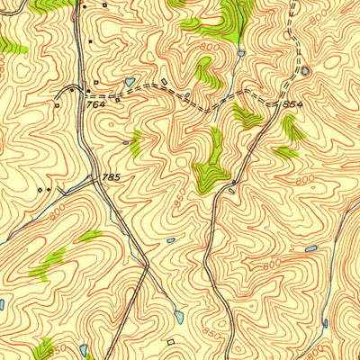 United States Geological Survey Midway, KY (1952, 24000-Scale) digital map