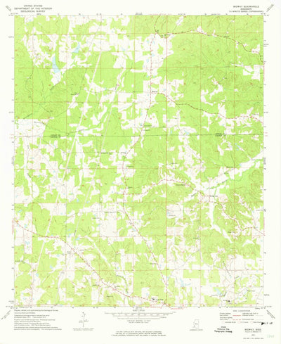 United States Geological Survey Midway, MS (1972, 24000-Scale) digital map