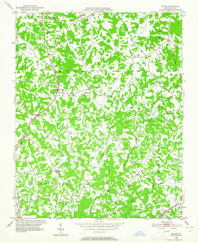 United States Geological Survey Midway, NC (1949, 24000-Scale) digital map