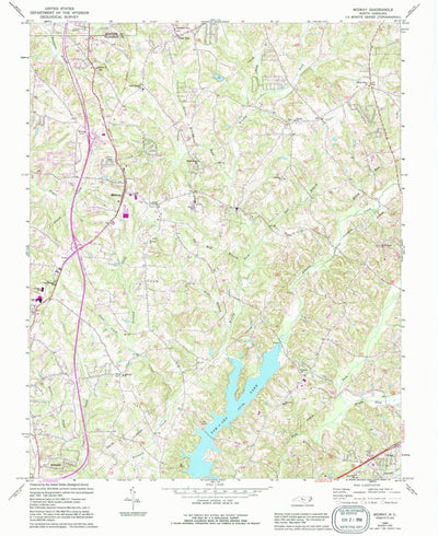 United States Geological Survey Midway, NC (1969, 24000-Scale) digital map