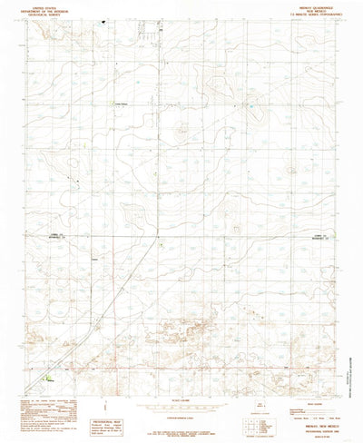 United States Geological Survey Midway, NM (1985, 24000-Scale) digital map