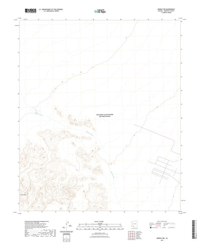 United States Geological Survey Midway NW, AZ (2021, 24000-Scale) digital map
