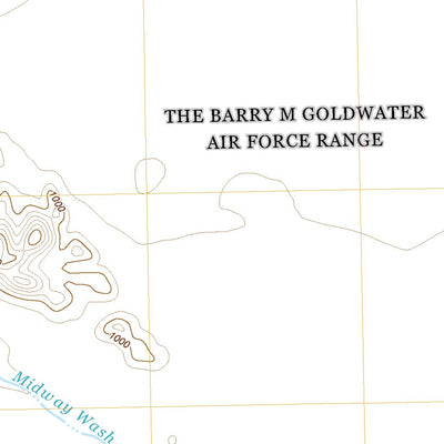 United States Geological Survey Midway NW, AZ (2021, 24000-Scale) digital map