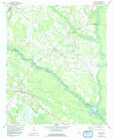 United States Geological Survey Midway, SC (1979, 24000-Scale) digital map