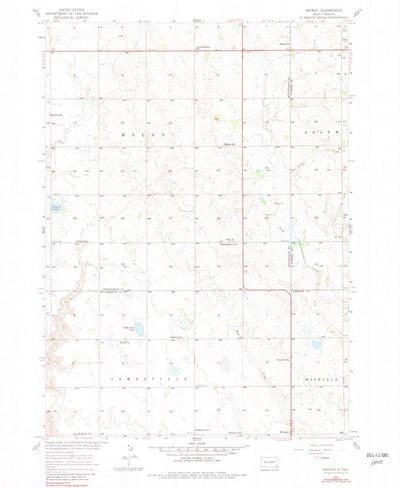 United States Geological Survey Midway, SD (1957, 24000-Scale) digital map