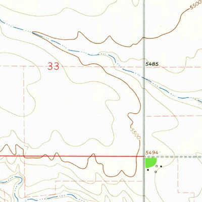 United States Geological Survey Midway SE, WY (1963, 24000-Scale) digital map