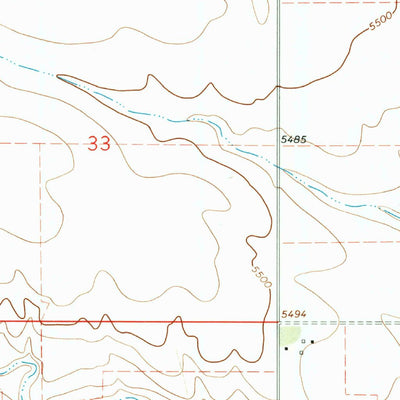 United States Geological Survey Midway SE, WY (1991, 24000-Scale) digital map