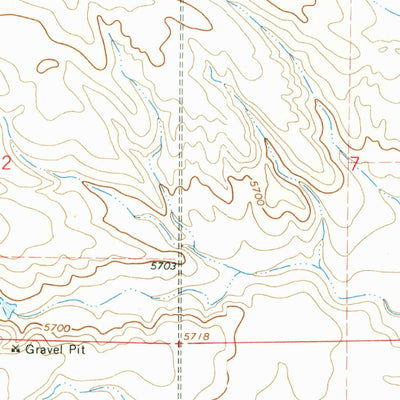 United States Geological Survey Midway SW, WY (1963, 24000-Scale) digital map