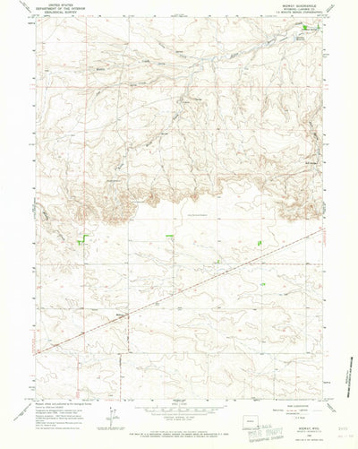 United States Geological Survey Midway, WY (1963, 24000-Scale) digital map