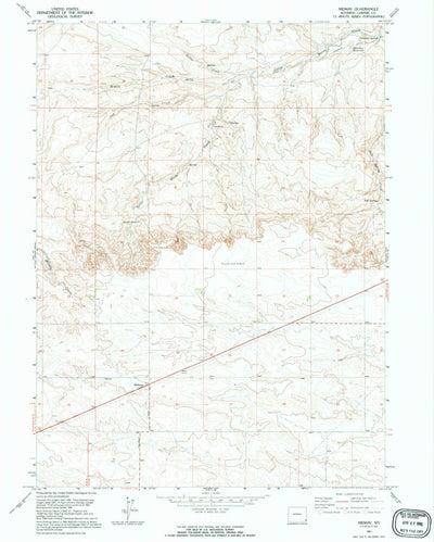 United States Geological Survey Midway, WY (1991, 24000-Scale) digital map