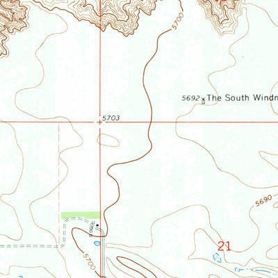 United States Geological Survey Midway, WY (1991, 24000-Scale) digital map